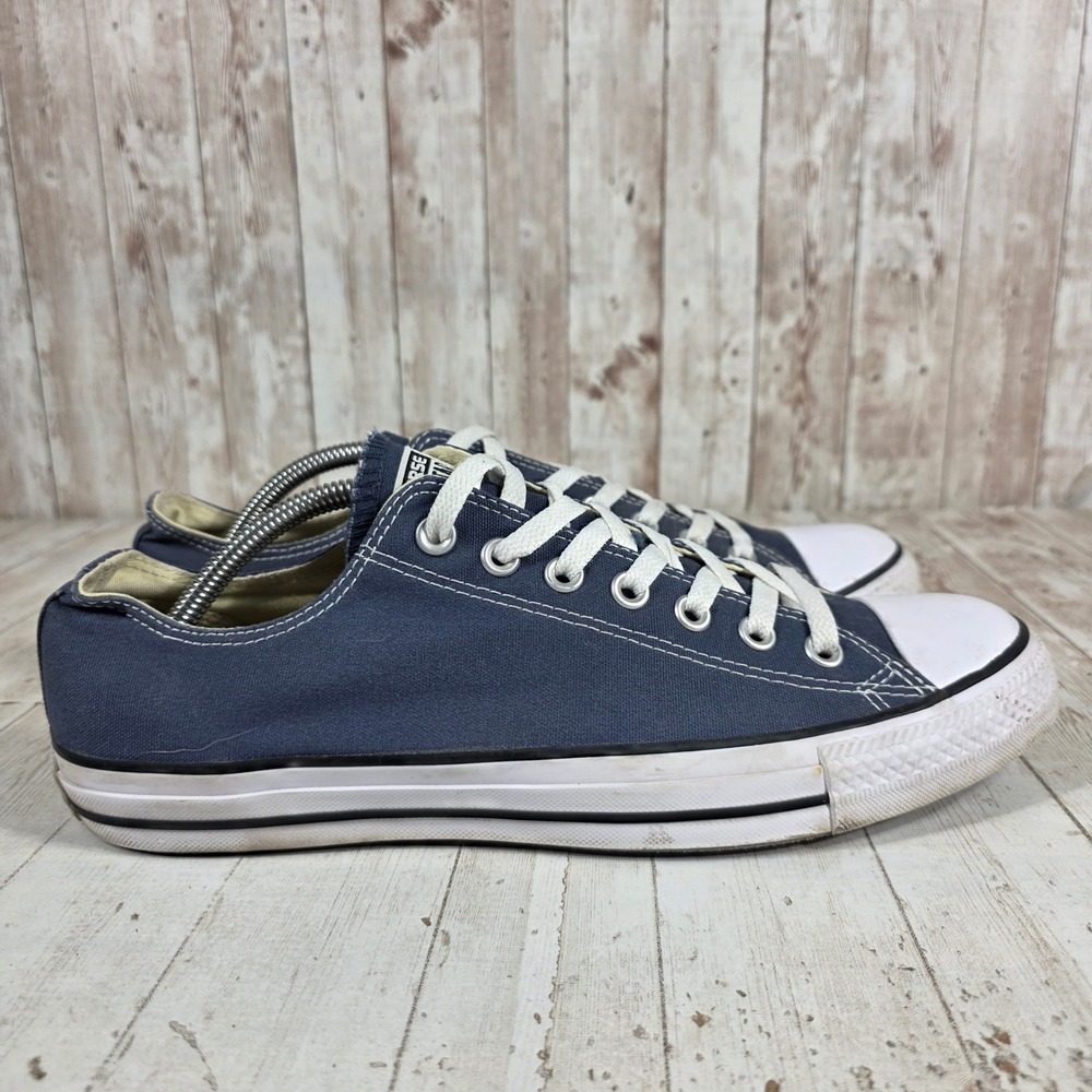 Converse Chuck Taylor All Star Low Top Navy Blue Canvas Sneakers M9697 Mens 10.5